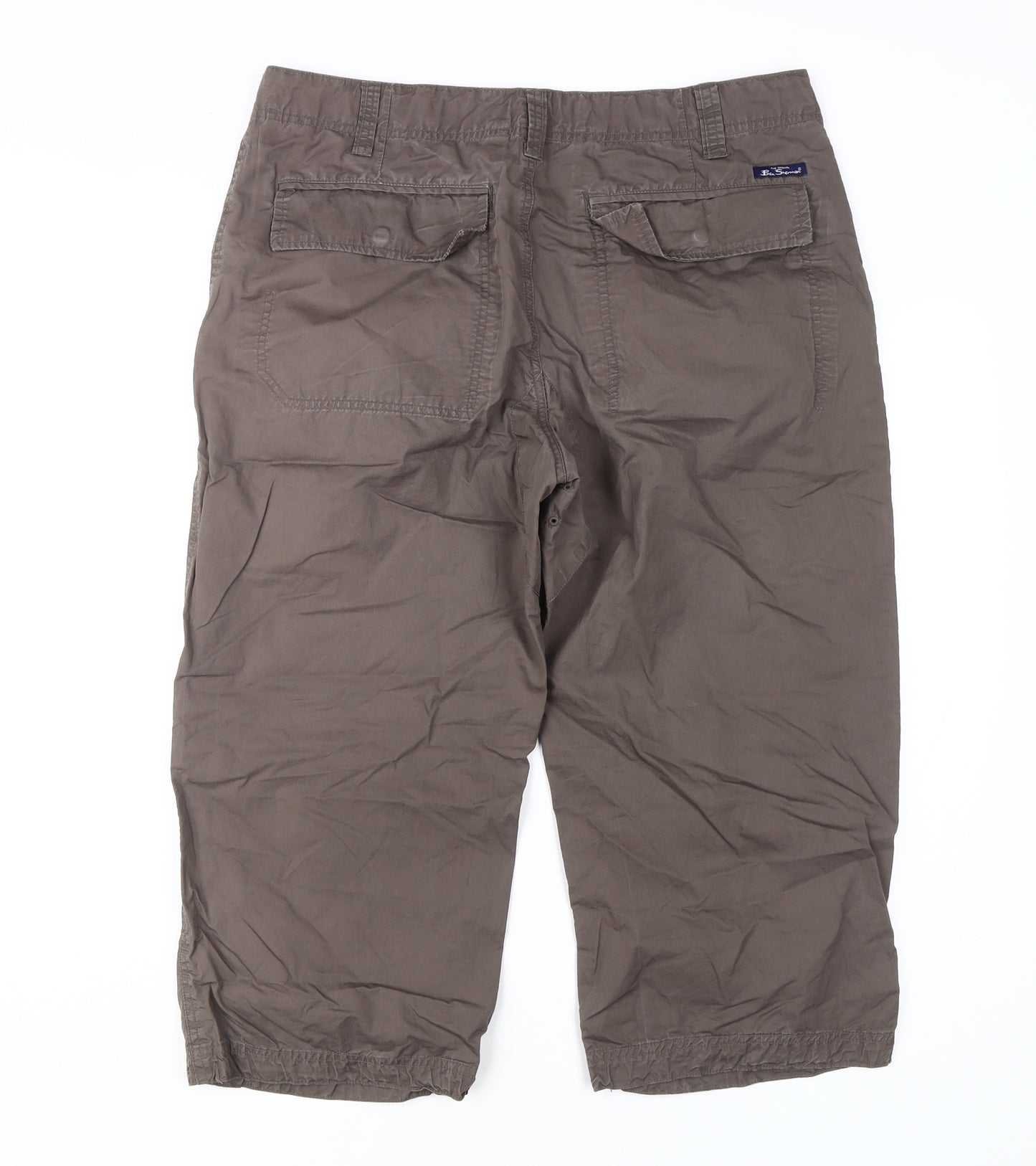 Ben Sherman Men's Brown Casual Trousers Size S