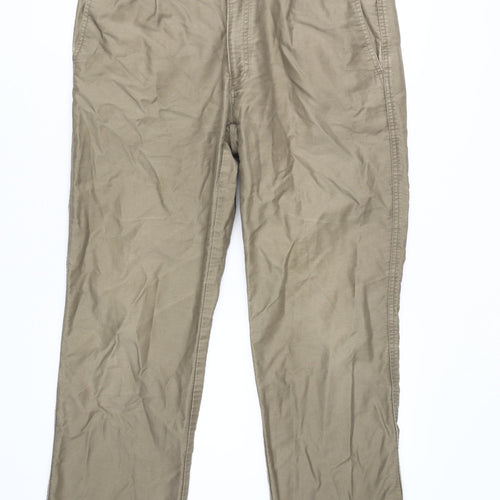 EWM Pure Classics Men's Beige Chino Trousers - Size 36