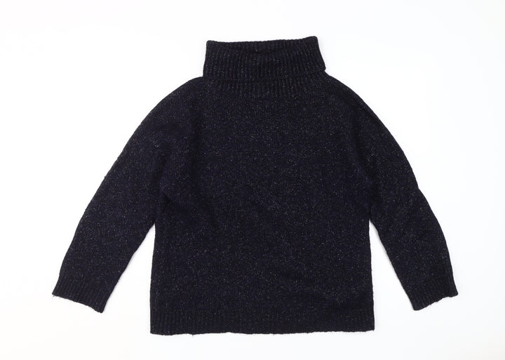 Caroll Women's Black Roll Neck Pullover Jumper S