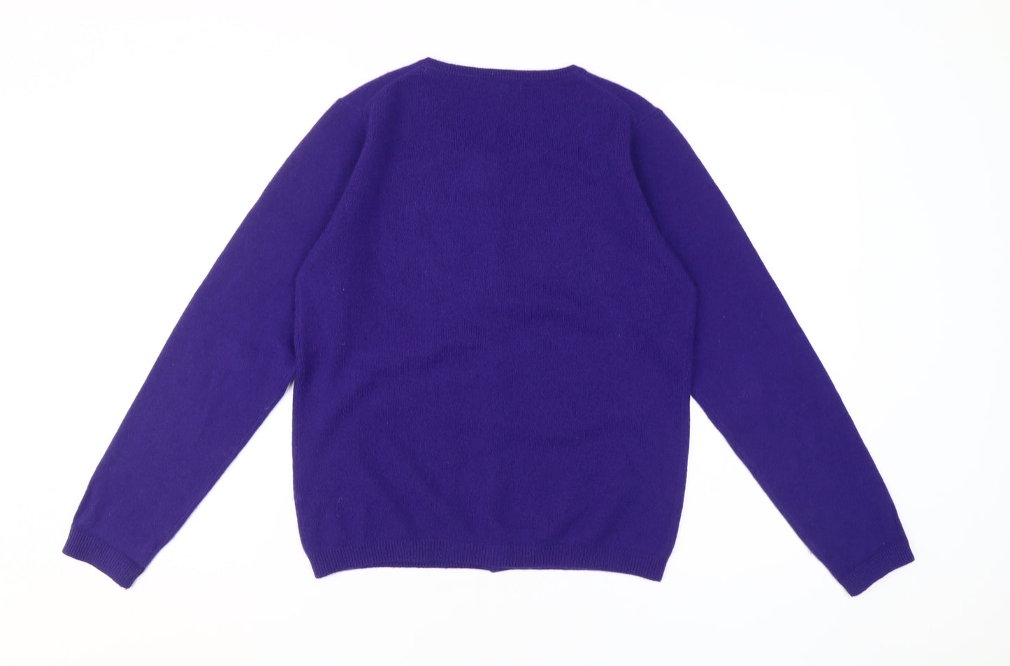 Isle Women's Purple Cashmere Cardigan, S