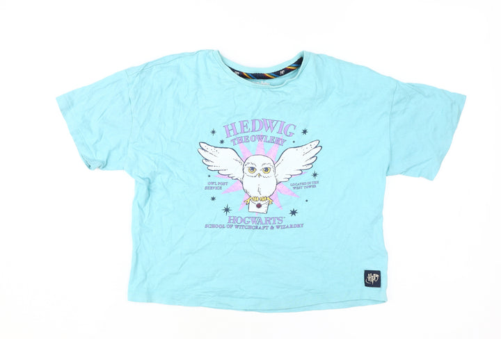 Marks and Spencer Teens Blue Harry Potter Cropped T-Shirt