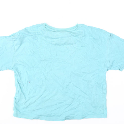 Marks and Spencer Teens Blue Harry Potter Cropped T-Shirt