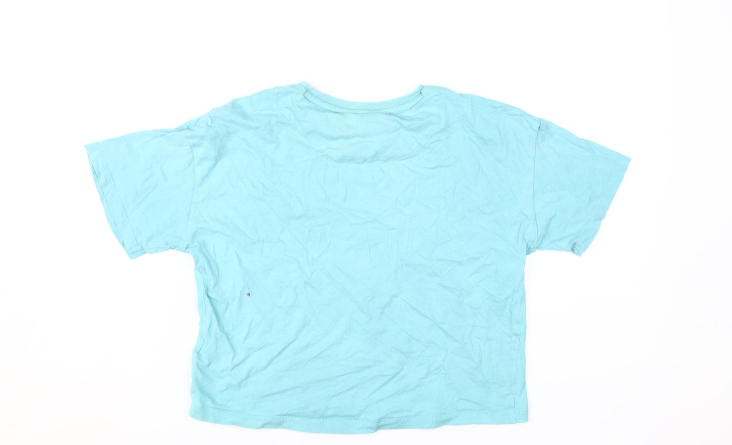 Marks and Spencer Teens Blue Harry Potter Cropped T-Shirt