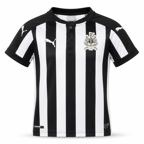 Puma Boys Football Jersey Black White Stripe 9-10 Years