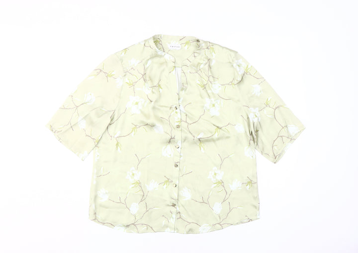 Eastex Women's Green Floral Blouse Size 14