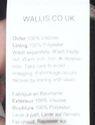 Wallis Women's Multicoloured Floral Sheath Dress, Size 12
