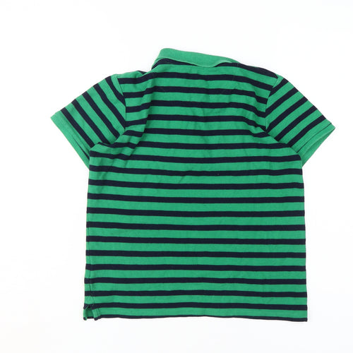 Ben Sherman Boys Green Striped Polo, 10-11 Years, Classic Style