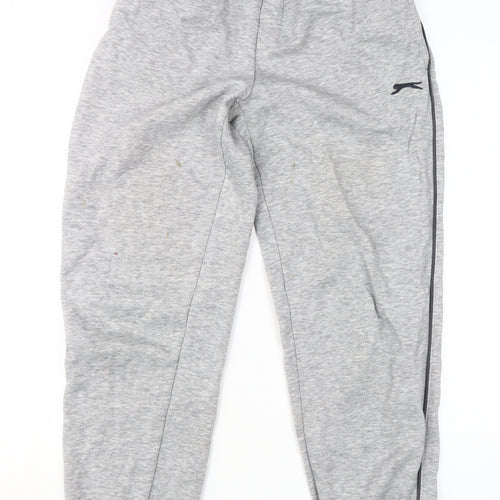 Slazenger Men's Grey Sweatpants S Casual Tapered