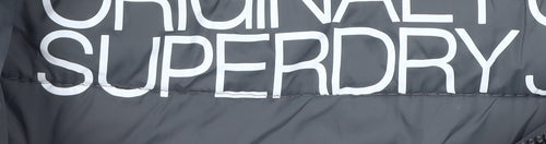 Superdry Women's Grey Puffer Jacket 2XS Winter