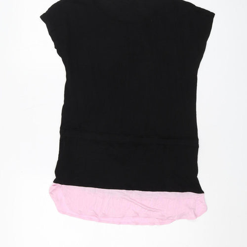 Armani Exchange Women's Black Tunic, Short Sleeve, S