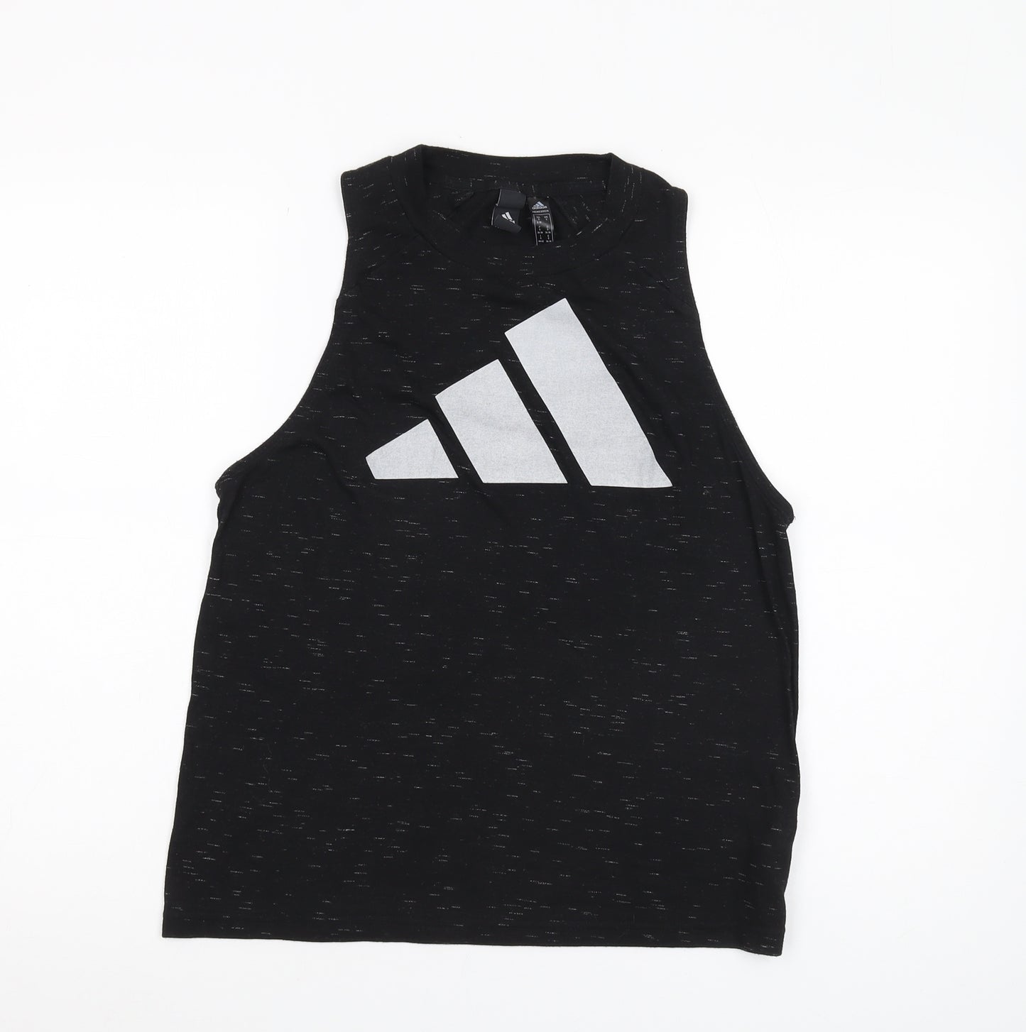 Adidas Unisex Black Tank Top UK Size S Polyester