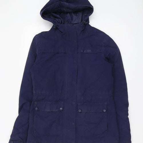 Mountain Warehouse Women's Blue Jacket Size 8 Waterproof
