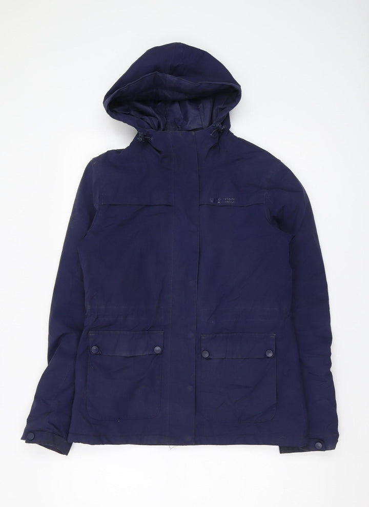 Mountain Warehouse Women's Blue Jacket Size 8 Waterproof