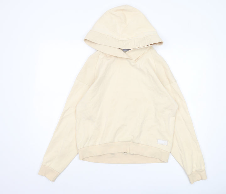 Puma Women's Beige Hoodie Pullover M Casual Style