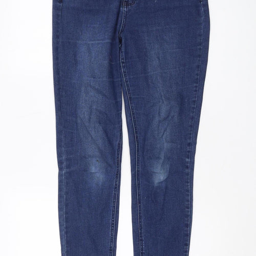 Joules Women's Blue Straight Jeans - M Size, Dark Wash