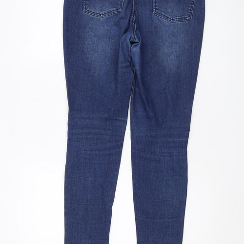 Joules Women's Blue Straight Jeans - M Size, Dark Wash