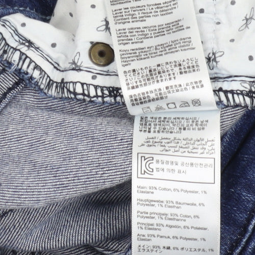Joules Women's Blue Straight Jeans - M Size, Dark Wash