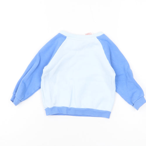 Adidas Unisex Baby Blue Pullover Top 3-6 Months
