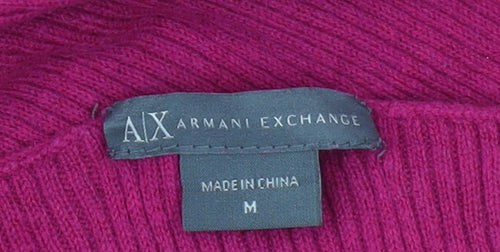 Armani Exchange Women's Red M Basic Tank Top