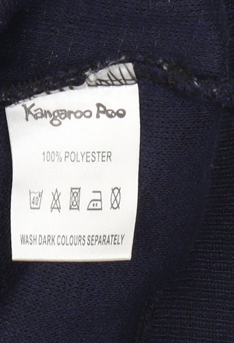 Kangaroo Poo Men's Blue Full Zip Jumper M