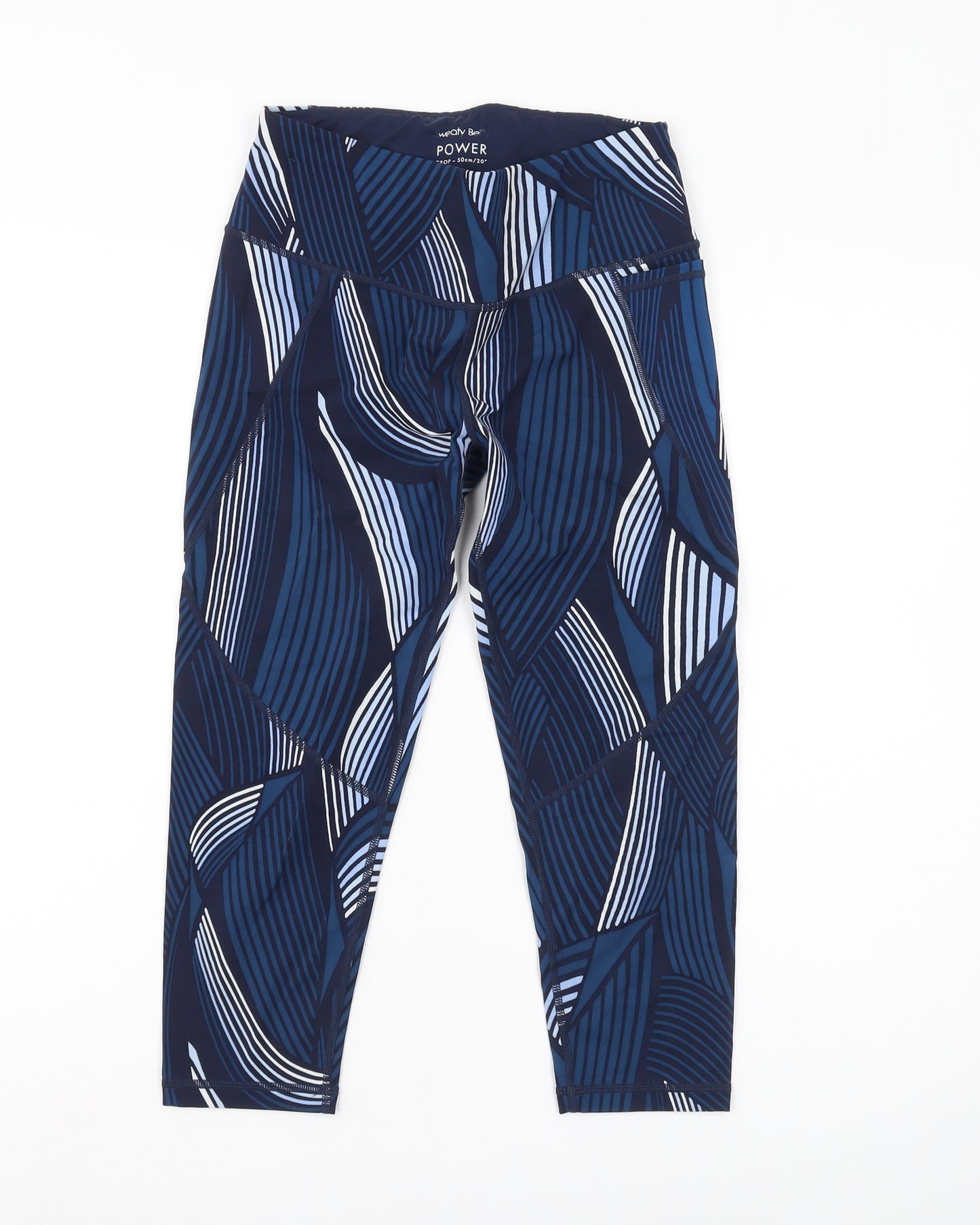 Sweaty Betty Women's Blue Cropped Active Leggings S