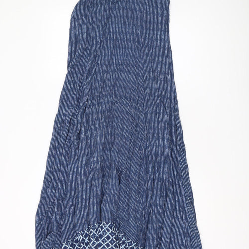 Fat Face Women's Blue A-Line Asymmetric Dress
