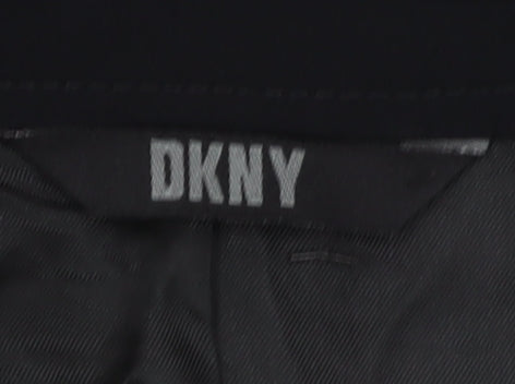 DKNY Men's Black Wool Blazer 40R - Classic Business Jacket