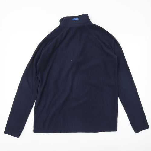 Trespass Men's Blue Fleece Sweatshirt XS 1/4 Zip