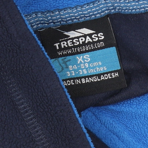 Trespass Men's Blue Fleece Sweatshirt XS 1/4 Zip