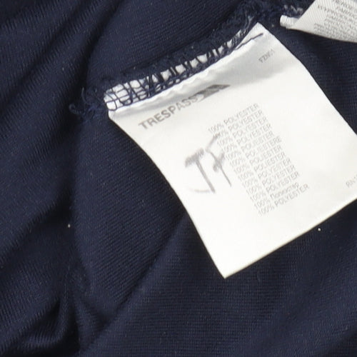 Trespass Men's Blue Fleece Sweatshirt XS 1/4 Zip