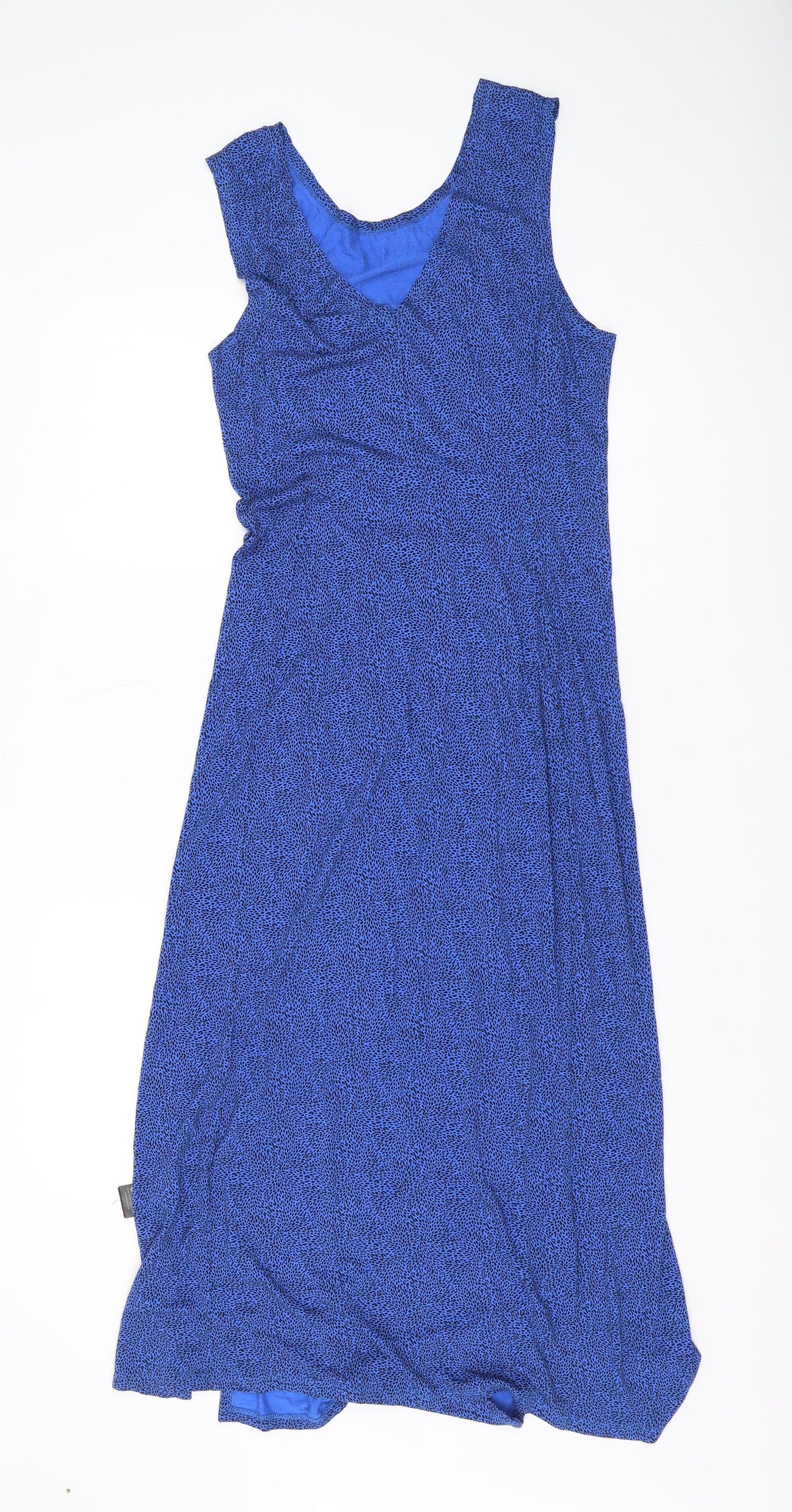 Whistles Women's Blue Sheath Midi Dress Size 12