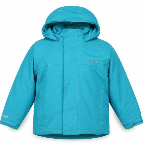 Regatta Girls Blue Parka Jacket 5-6 Years Hooded Waterproof