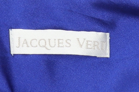 Jacques Vert Women's Blue Polka Dot Fit & Flare Dress