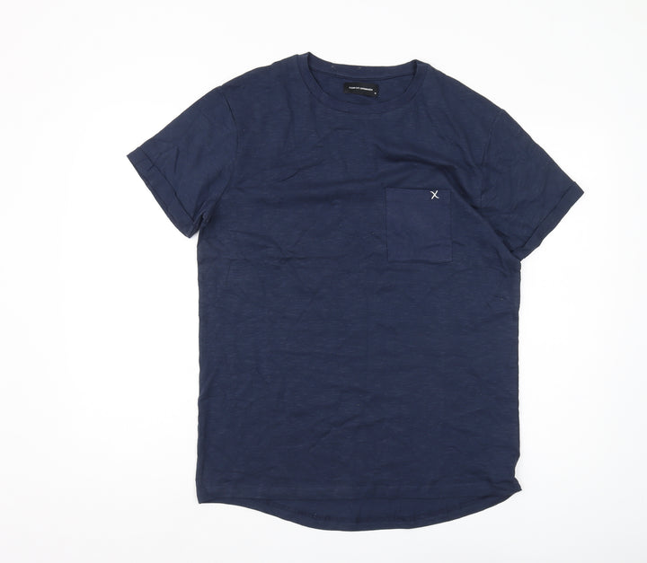 Clean Cut Copenhagen Blue Crew Neck Men's T-Shirt - M