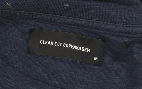 Clean Cut Copenhagen Blue Crew Neck Men's T-Shirt - M
