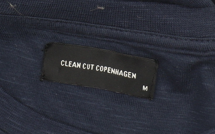 Clean Cut Copenhagen Blue Crew Neck Men's T-Shirt - M