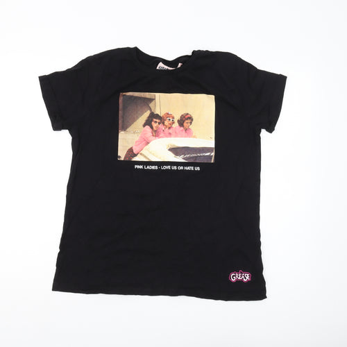Grease Unisex Black Movie T-Shirt M Casual Wear
