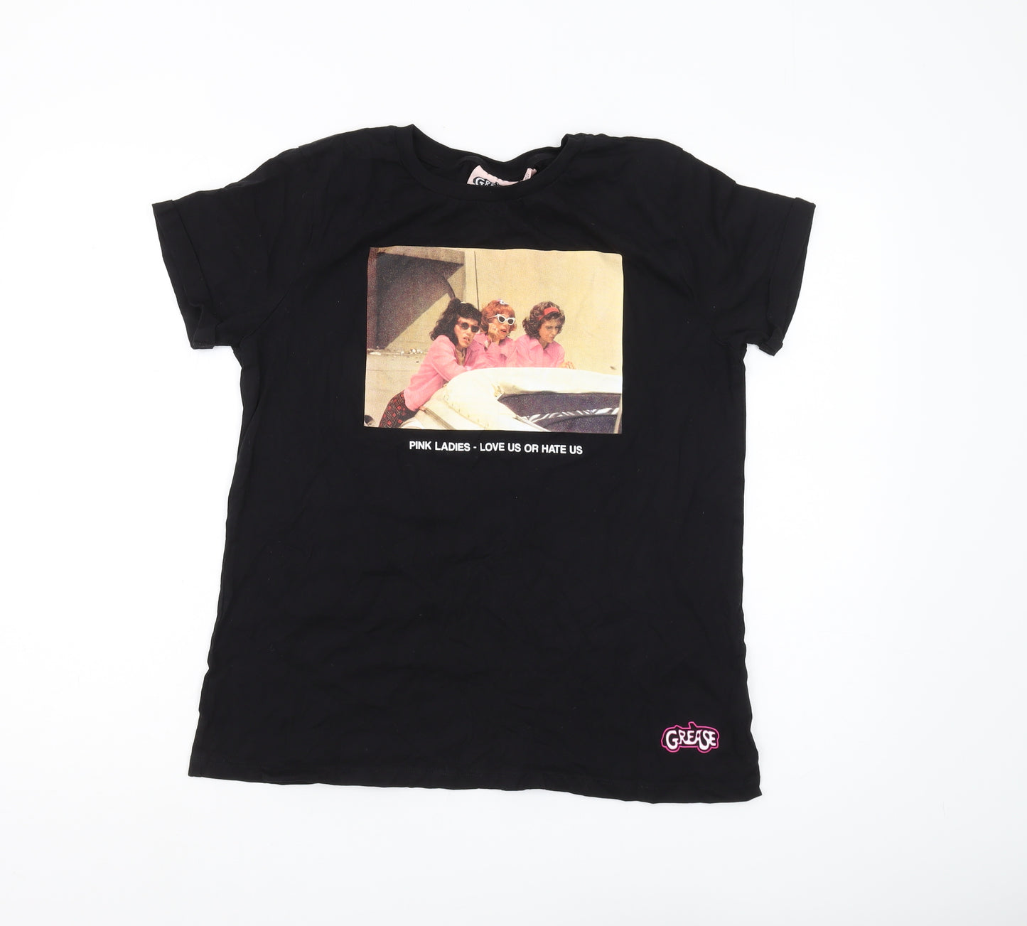 Grease Unisex Black Movie T-Shirt M Casual Wear