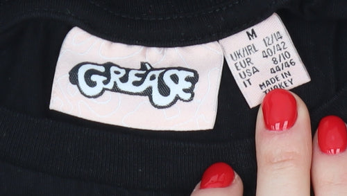 Grease Unisex Black Movie T-Shirt M Casual Wear
