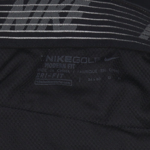 Nike Men's Black Trousers 34