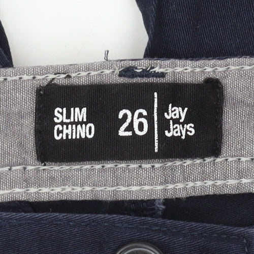 Jay Jays Men's Blue Slim Chino Trousers Size 26