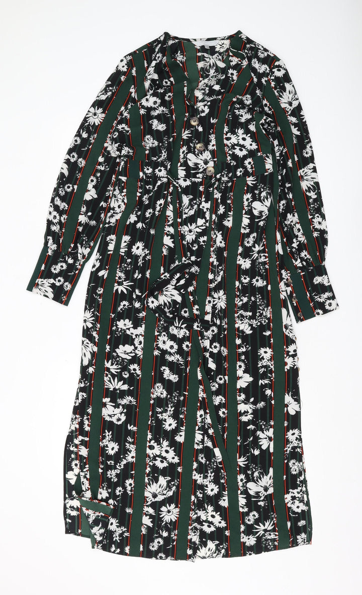 Red Herring Women's Multicoloured Midi Shirt Dress