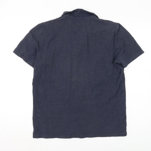 Reiss Men's Blue Polo Shirt Medium Casual