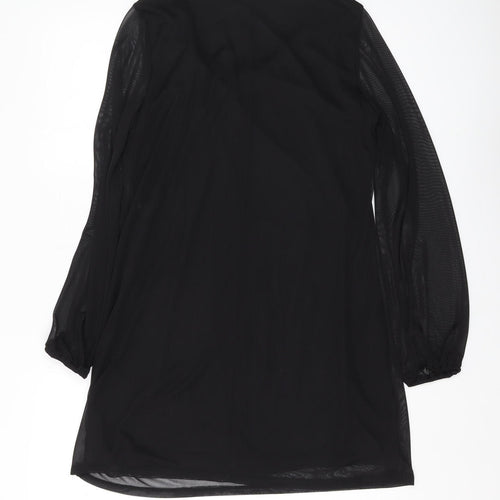 M&Co Black Women's Shift Dress, Size 12