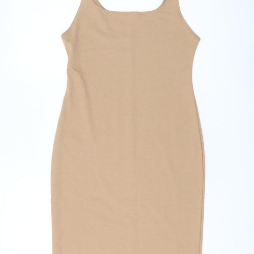 Zara Trafaluc Beige Women’s L Slip Dress