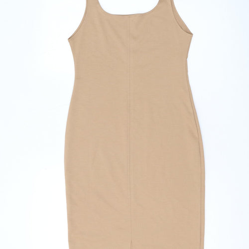 Zara Trafaluc Beige Women’s L Slip Dress