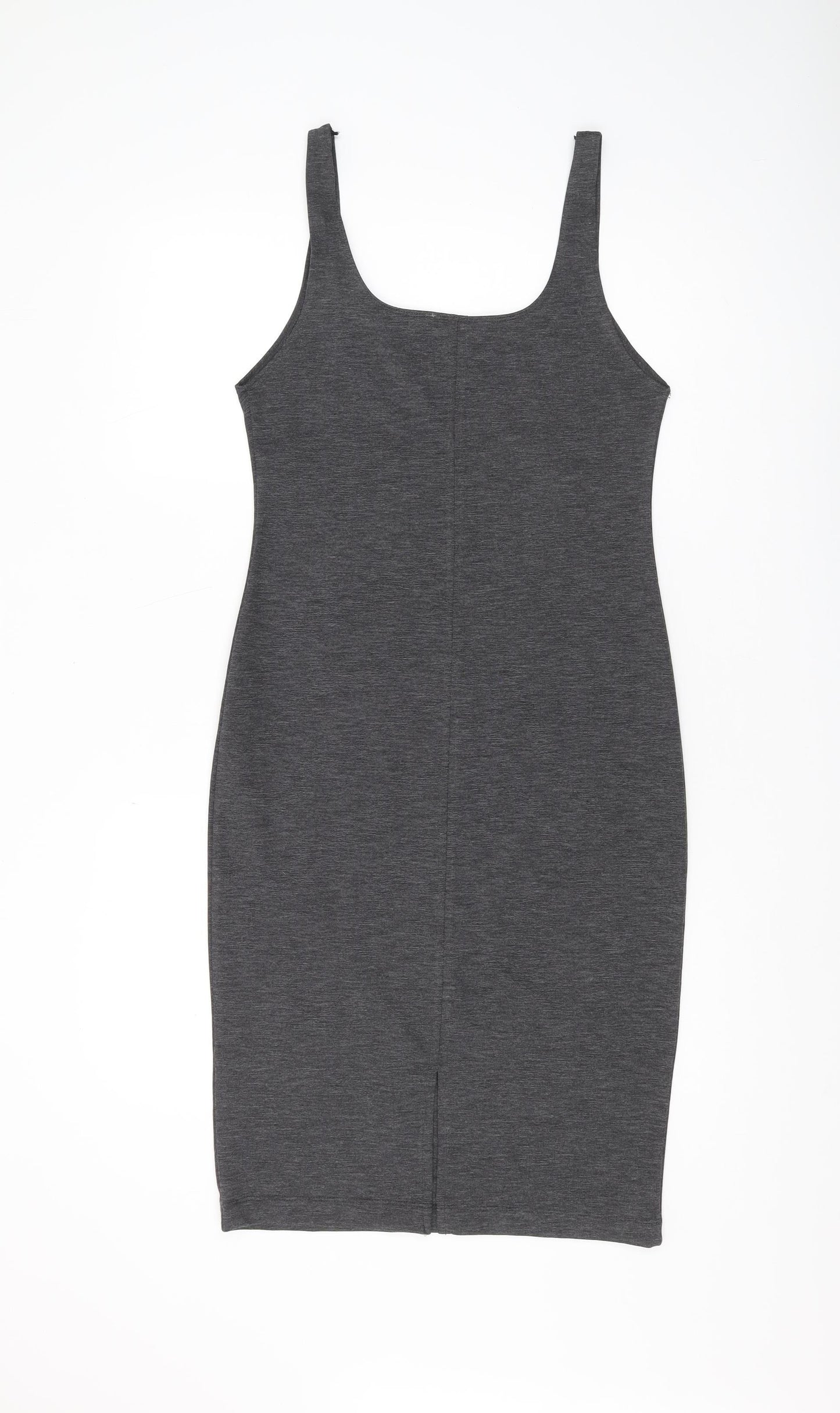Zara Women's Grey Bodycon Dress, Size 12