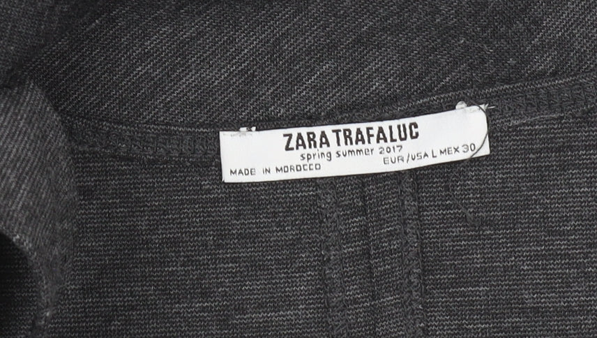 Zara Women's Grey Bodycon Dress, Size 12