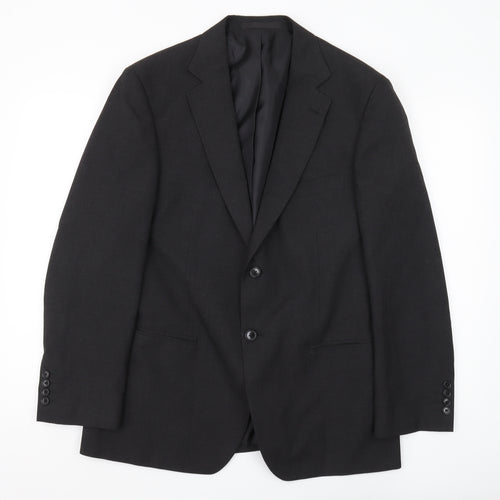 Marks and Spencer Men's Black 40S Suit Jacket