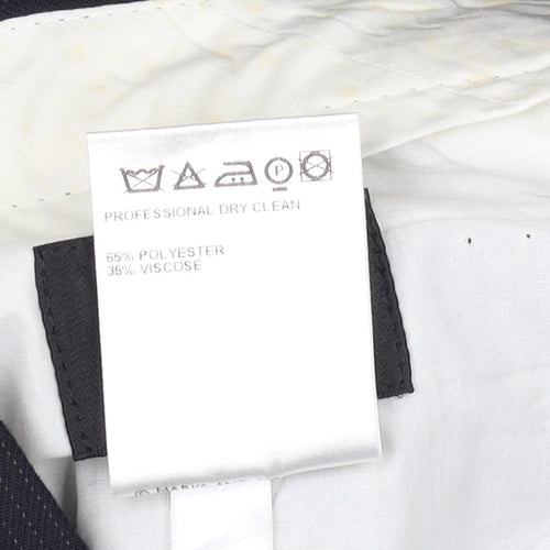 Marks and Spencer Men's Black Dress Pants 34 Regular